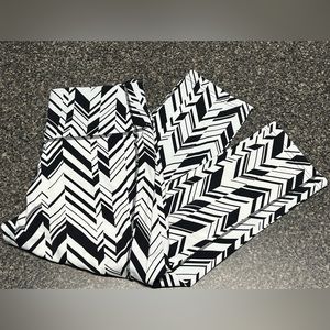 Nike Dri-Fit Capri Leggings Geometric‎ Design M